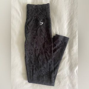 Like New Gymshark Black Leggings with Butt Scrunch